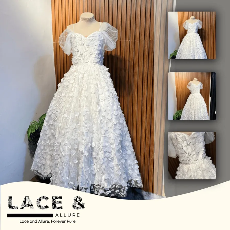 Enchanted Floral Kids Ball Gown