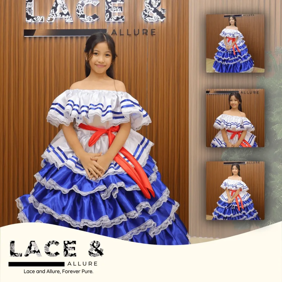 Kids Australia/Argentina/Panama/El Salvador National Costume Gown | United Nations Costume for Girls