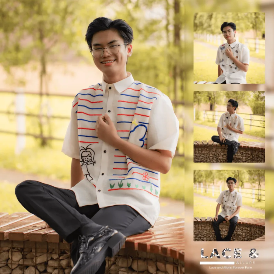 Modern Embroidery Polo Barong Jusilyn Paper Pad | Pets | Photography | Sports Design