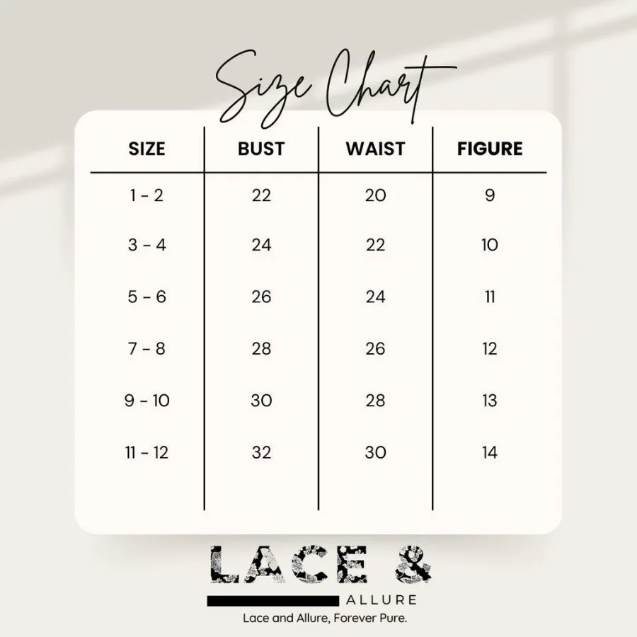 Official size chart for Kids France/Beligum/Poland/Spain National Costume Gown | United Nations Costume for Girls